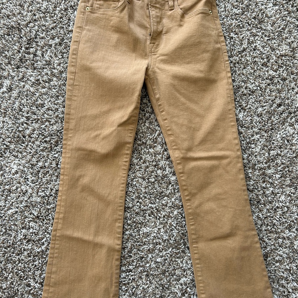 Frame Denim Le Crop Mini Boot in Tan